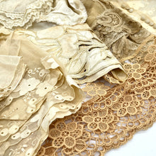 Load image into Gallery viewer, Victorian Lace Clothing Scraps
