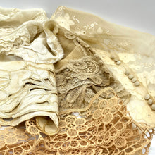 Load image into Gallery viewer, Victorian Lace Clothing Scraps
