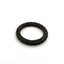 Load image into Gallery viewer, Ox Horn Bangle with Brass Wire Accent
