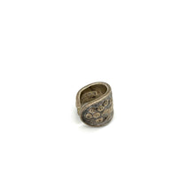 Load image into Gallery viewer, Spoon Ring with Seal and Alphabet Balls signed &#39;Rudd Epns&#39;
