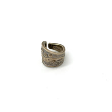 Load image into Gallery viewer, Spoon Ring with Seal and Alphabet Balls signed &#39;Rudd Epns&#39;
