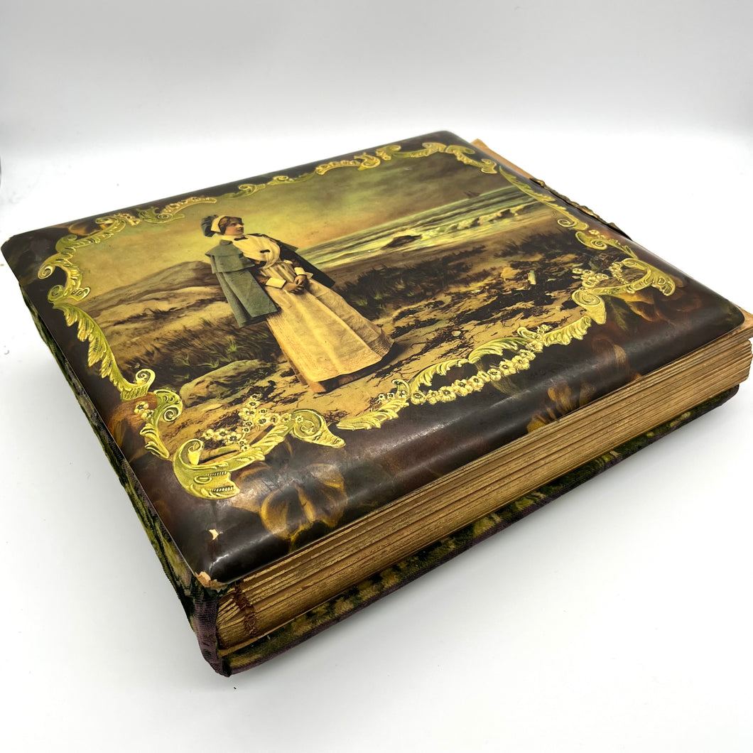 Antique Creepy Photo Album