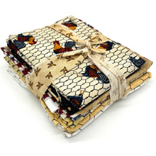 Load image into Gallery viewer, &#39;Aint Nobody Here but us Chickens!&#39; (Moda, Kaufmen, Nerium: 3 Fat Quarters, 3 1/3yds)
