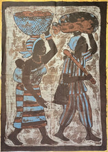 Load image into Gallery viewer, Large Double-Sided Wax Batik Panel
