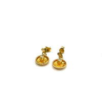 Load image into Gallery viewer, 14k Gold Mexican Sombrero Earrings

