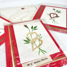 Load image into Gallery viewer, Handmade Valentines Day Cards (set of 4)
