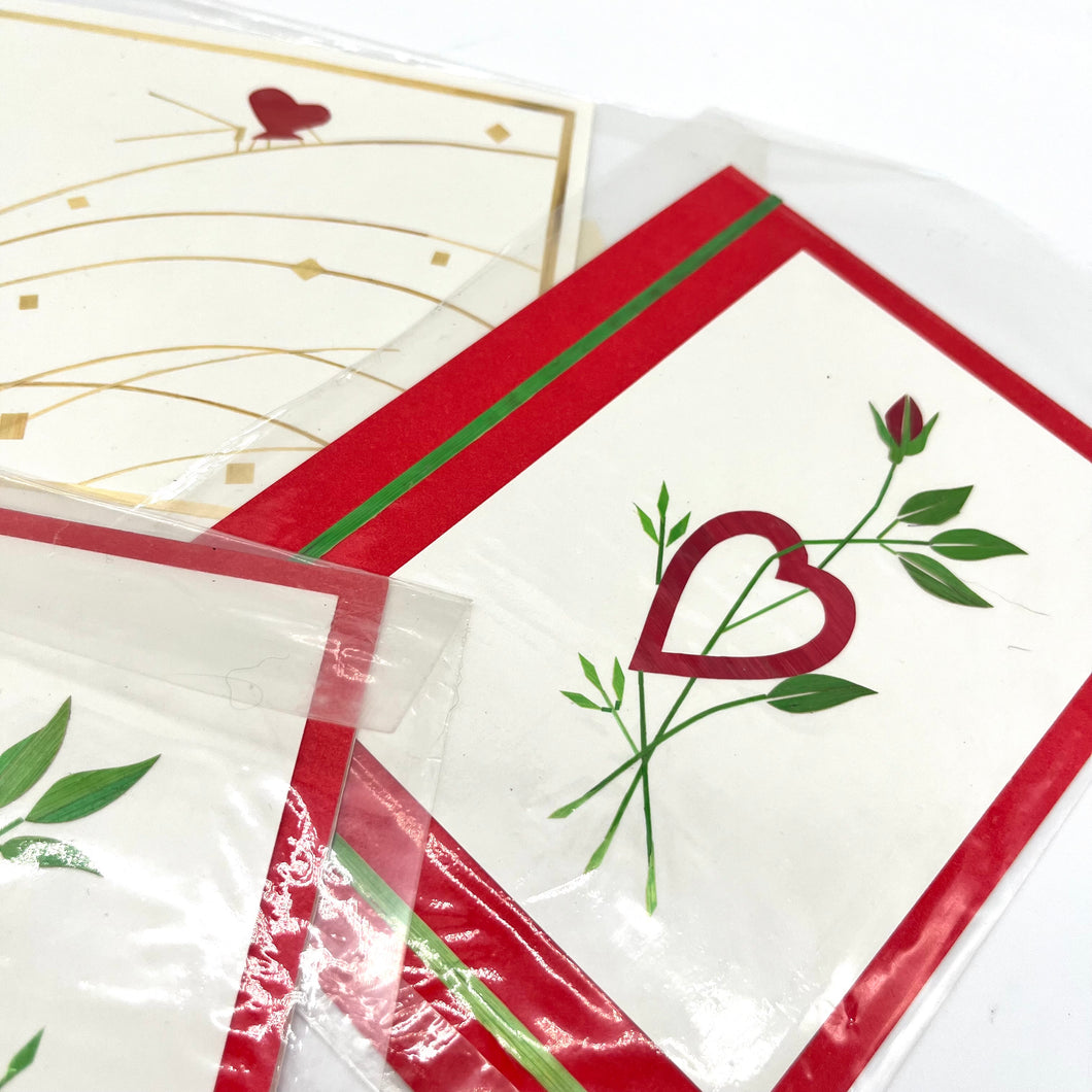 Handmade Valentines Day Cards (set of 4)