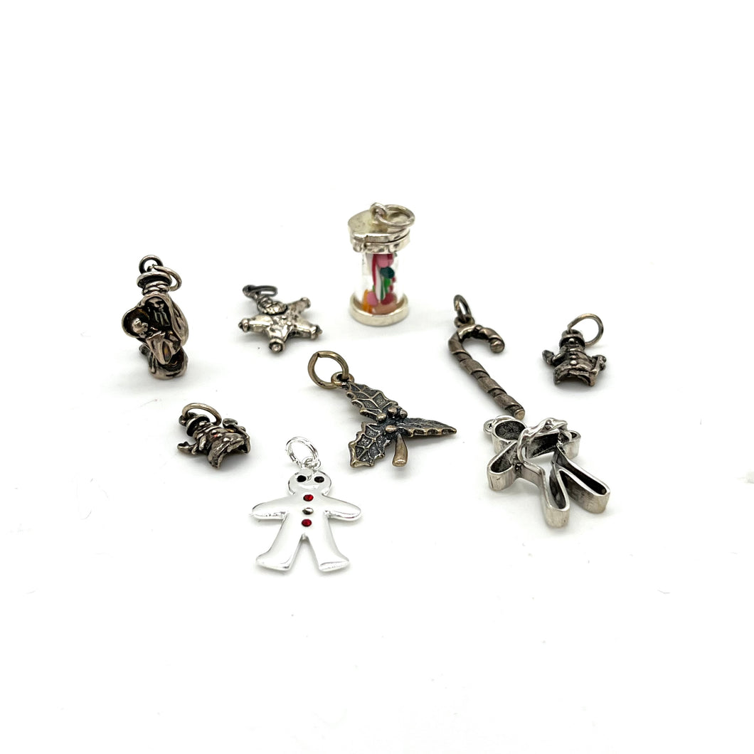 Sterling Charm Set