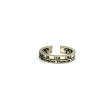 Load image into Gallery viewer, Sterling Adjustable Day/Hour Ring
