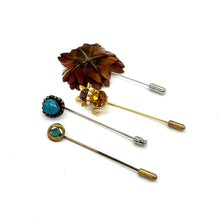 Load image into Gallery viewer, Vintage Stick Pins (set of 4)
