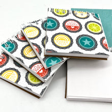 Load image into Gallery viewer, Bottle Cap Mini Notepad/Scrapbook (price per notepad)
