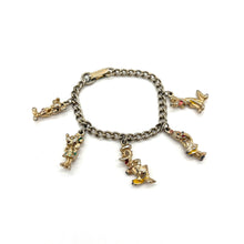 Load image into Gallery viewer, Vintage D*sney Charm Bracelet (small, possibly child sized)
