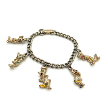 Load image into Gallery viewer, Vintage D*sney Charm Bracelet (small, possibly child sized)
