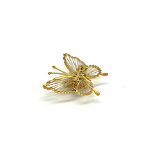 Load image into Gallery viewer, Monet Gold-Toned Butterfly Brooch
