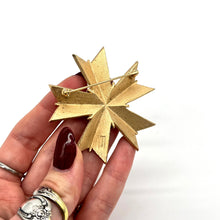 Load image into Gallery viewer, Crown Trifari Maltese Cross Pin
