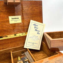 Load image into Gallery viewer, Vintage Reuge Burl Wood Jewelry Box (as-is)
