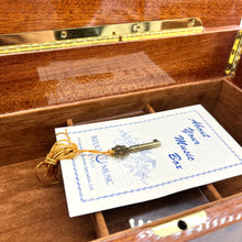 Load image into Gallery viewer, Vintage Reuge Burl Wood Jewelry Box (as-is)
