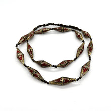 Load image into Gallery viewer, Afghan Bicone Bead Necklace
