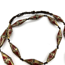 Load image into Gallery viewer, Afghan Bicone Bead Necklace
