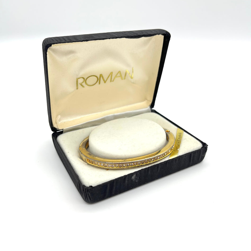 Gold-Tone and Crystal Bracelet