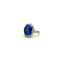 Load image into Gallery viewer, Order of the Eastern Star Ring (14k white gold, size 6.5)
