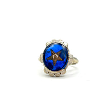 Load image into Gallery viewer, Order of the Eastern Star Ring (14k white gold, size 6.5)
