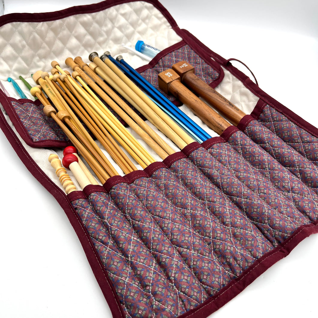 Knitting Needles Set in Fabric Roll